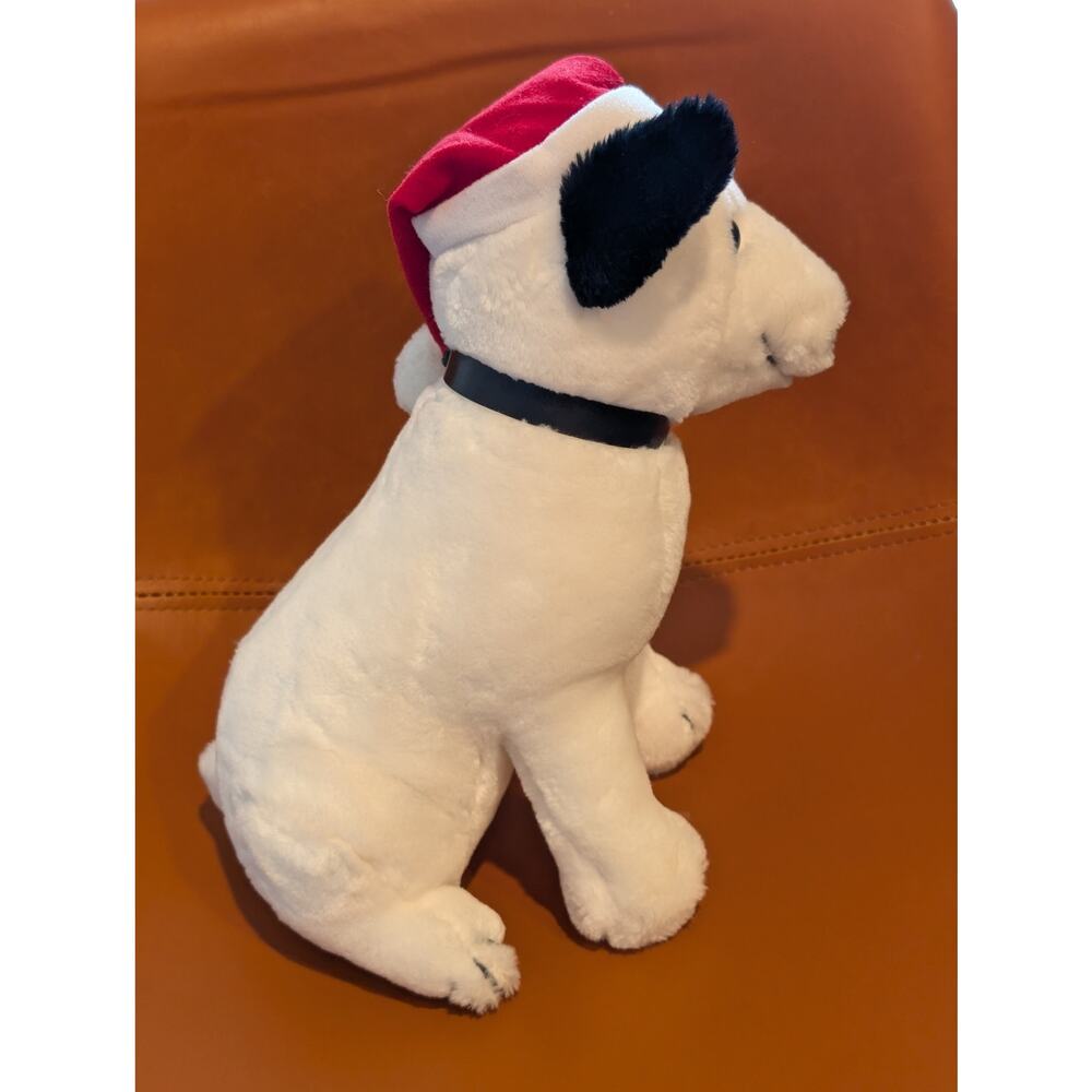 Vintage 1993 Dakin RCA Nipper Dog Plush with Santa Hat - Picture 5 of 9